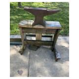 Anvil no name 24 inches from end to tip. Stands