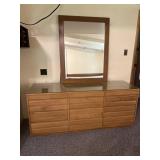 Vintage dresser and mirror