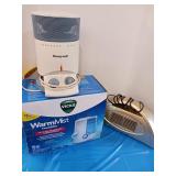 Heater humidifier desk fan and a floor humidifier