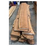 Rough sawn cherry lumber. Stack only.other to