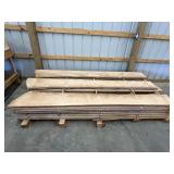 Rough sawn white oak lumber. First picture shows