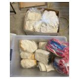 Several packages of work gloves appears to be