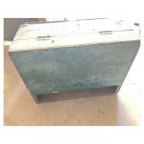 Old wood toolbox