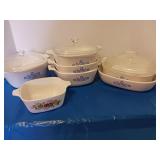CorningWare baking dishes some have lids see