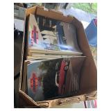 Box of classic world car magazines