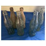 4 Mount Vernon, Illinois Coca-Cola bottles, one
