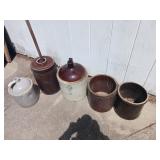 Butter churn, unsure of of land matching bottom.