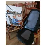 Six motor back massager, with heat