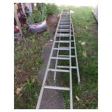 Approximately 40 ft aluminum extension ladder