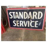 Vintage double sided Standard Service sign