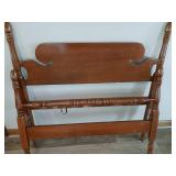 Twin bed headboard footboard mattress box springs