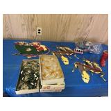 Vintage Christmas, including colonial lights. And