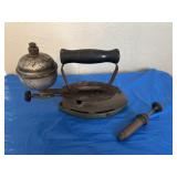 Old kerosene iron and the Turner brass works