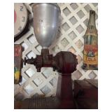 Antique commercial coffee grinder