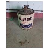 Vintage h u l b u r t lubricant oil and grease