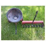 lawn aerator and seeder