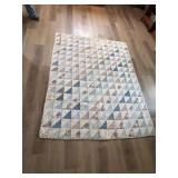 2 Handmade quilts one  has some tearing in a