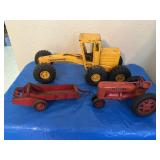 Vintage metal McCormick manure, spreader toy,