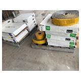 Two pallets of Brightline adhesive