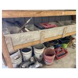 Miscellaneous bolts, nuts, and other as shown