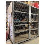 Tool cage. 100 inches floor to top 9 inches wide