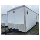24ï¿½ Wells cargo enclosed trailer