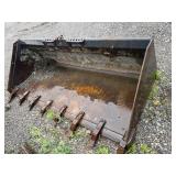 Loader bucket with teeth