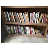 Two shelves of cookbook