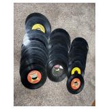 45 vinyl records incl. chubby checker, The