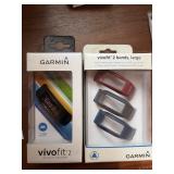 Garmin VIVIFIT 2 and bands. All new in box
