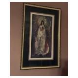 Signed numbered Ted DeGrazia serenity print