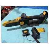 6 inch cordless mini chainsaw and charger