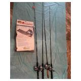 4 rod & reels and Extreme combo caddy
