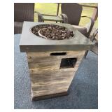 Propane fire table