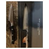 MIYABI 5000MCD67 Santoku knife and 400FC paring