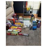 Cleaning supplies, laundry, supplies, paper