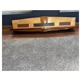 Handcrafted wooden shelf 40 inches wide