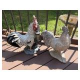 Outdoor chicken decor