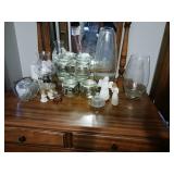 Miscellaneous glassware and figurines