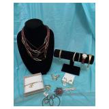 Costume jewelry, including Anne Klein new watch