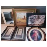 Wall hangings and mirror