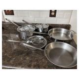 ALL CLAD stainless cookware incl. 3 Qt. Skillet,