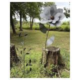 Metal yard decor