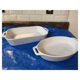 2 STAUB casserole dishes