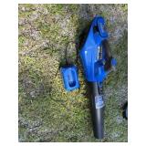 KOBALT BATTERY POWERED LEAF BLOWER WITH CHARGER