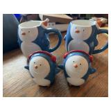 Penguin digital mugs and salt and pepper shakers