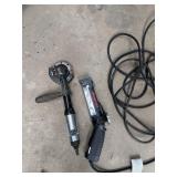 Blue point pneumatic air grinder, and snap on