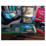 Cigarette advertisement items two ashtrays one