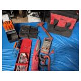 Snap on screwdriver set, bits, hex key, set back