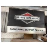 Metal Briggs & Stratton sign